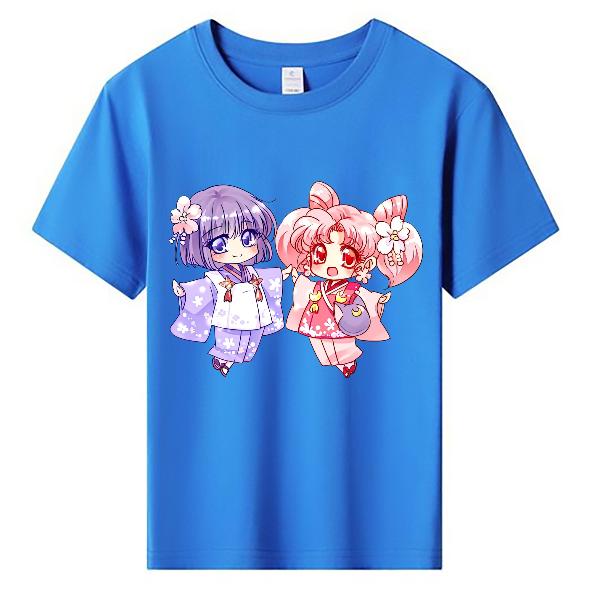 （画像用） 美少女戦士セーラームーン ちびうさ Sailor Moon Chibiusa Tsukino Usagi Small Lady Serenity 綿100％キッズTシャツ（フロントプリント）